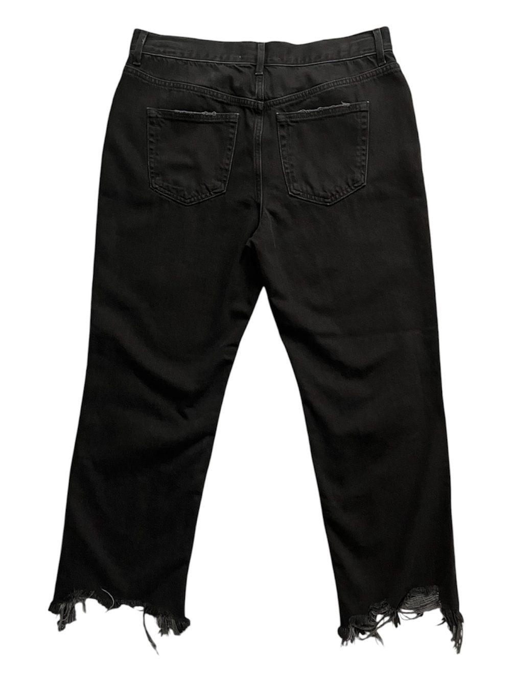 We The Free Maggie Mid-Rise Distressed Crop Jeans - Black - Picture 6 of 10